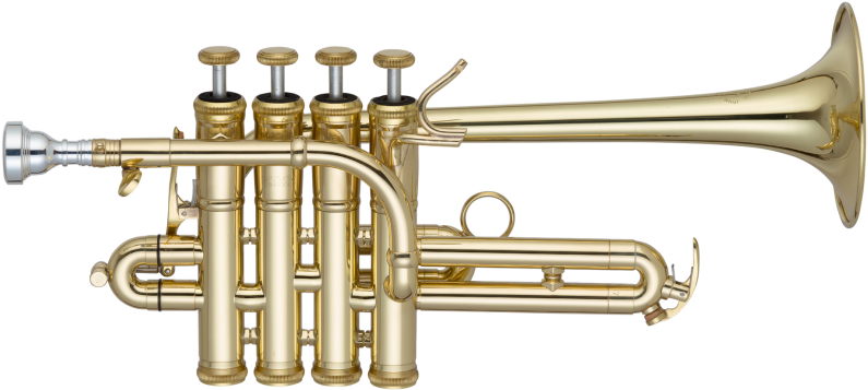 Trumpet - Jp John Packer Jp254sw Bb/a Piccolo Trumpet Lacquer (866x650), Png Download