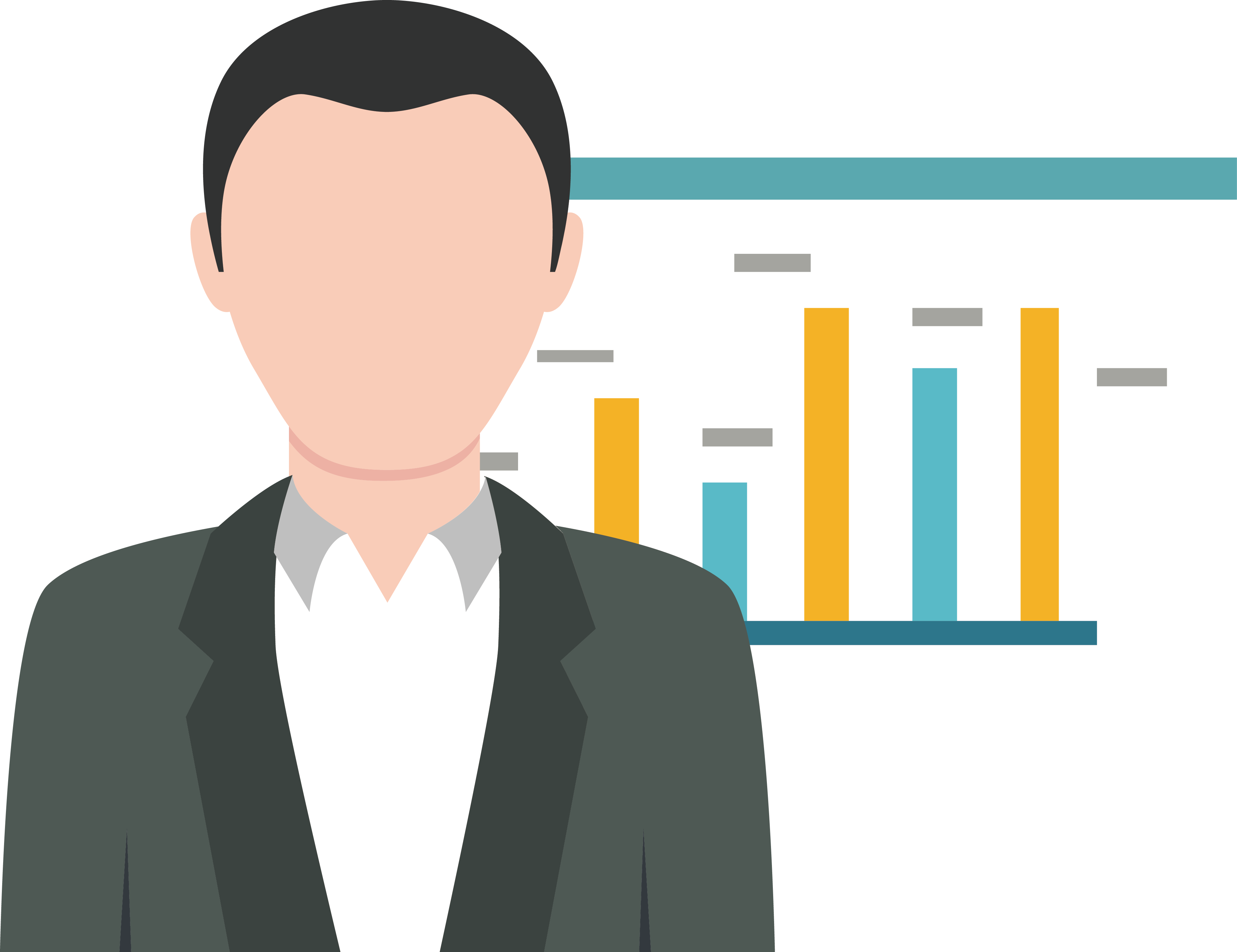 Financial Analyst - Data Analyst Icon Png (3947x3038), Png Download