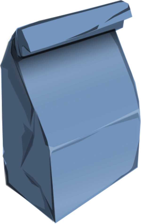 Vector Clip Art - Paper Bag Clipart Png (600x951), Png Download