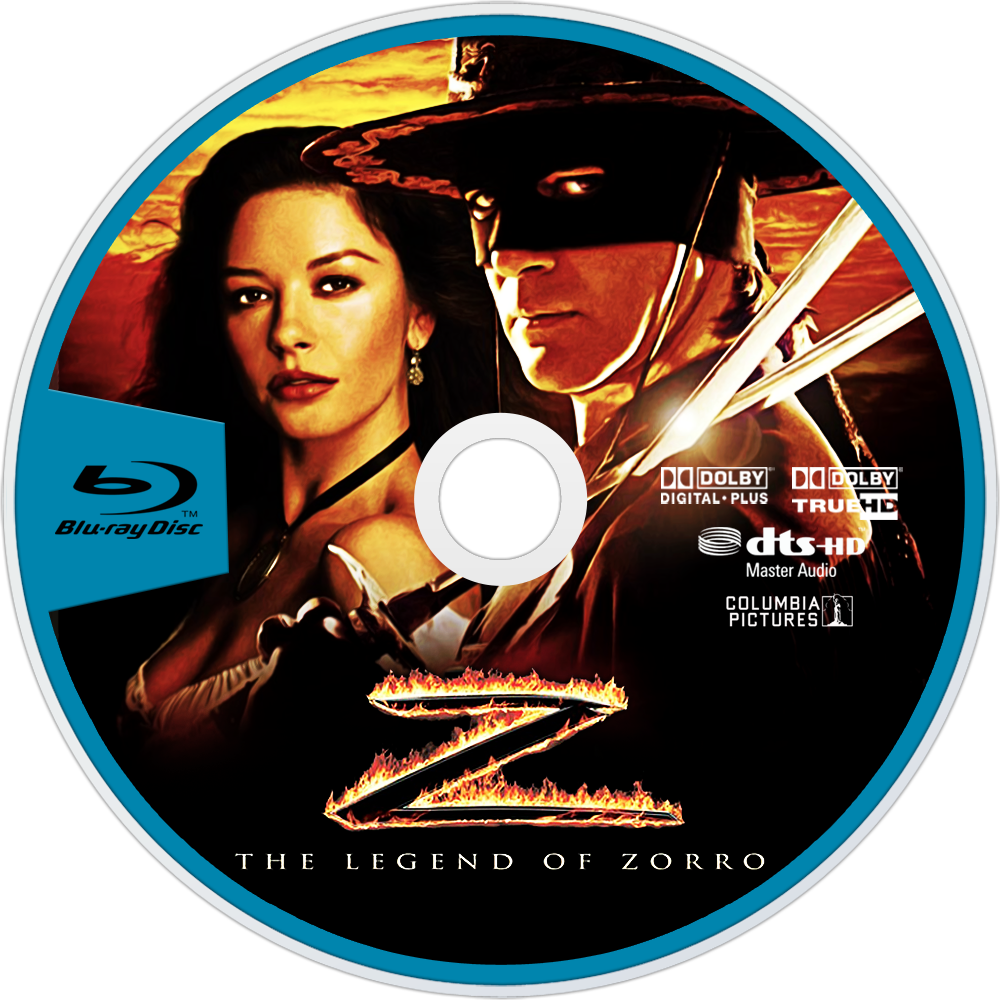 The Legend Of Zorro Bluray Disc Image - Legend Of Zorro Bluray (1000x1000), Png Download
