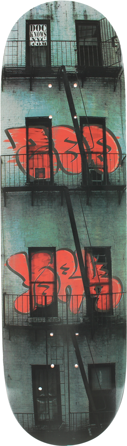 Zoo York Zy Fire Escape Deck - Skateboard Deck (1500x1500), Png Download