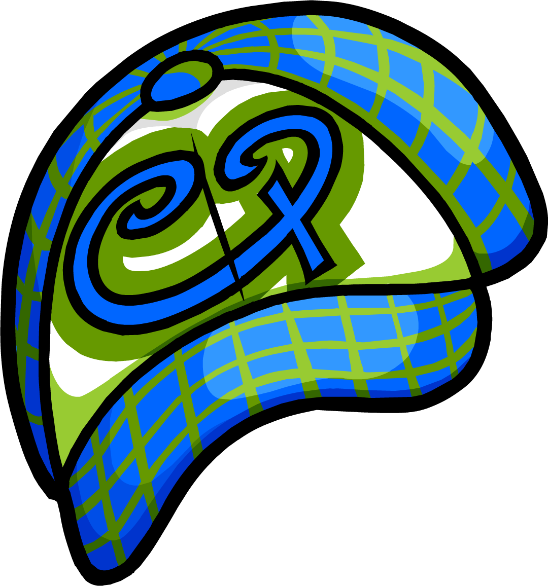Aqua Hipster Hat Cutout Tb 10 - Gorras Png Club Penguin (1080x1156), Png Download
