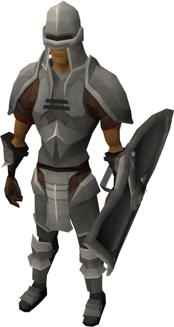 Steel Armor Runescape (576x1082), Png Download