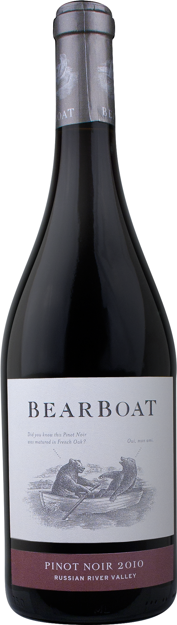 Iphone Label Thumb - Bearboat Pinot Noir Sonoma Coast (648x2070), Png Download