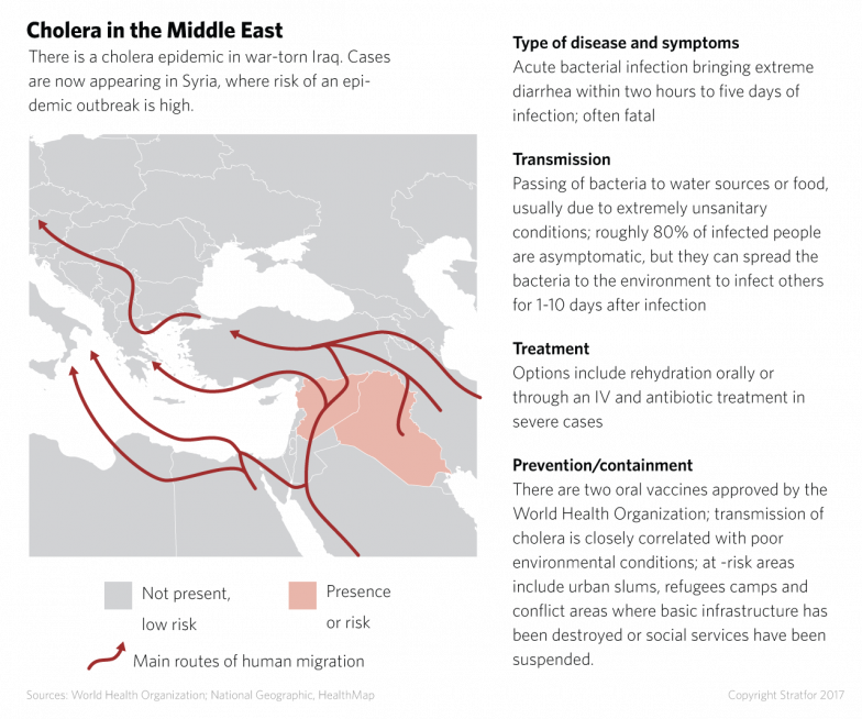 Cholera In The Middle East - Cholera (784x654), Png Download