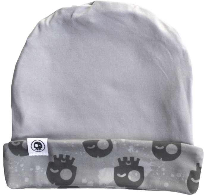 Grey Skull Beanie - Beanie (1024x1204), Png Download