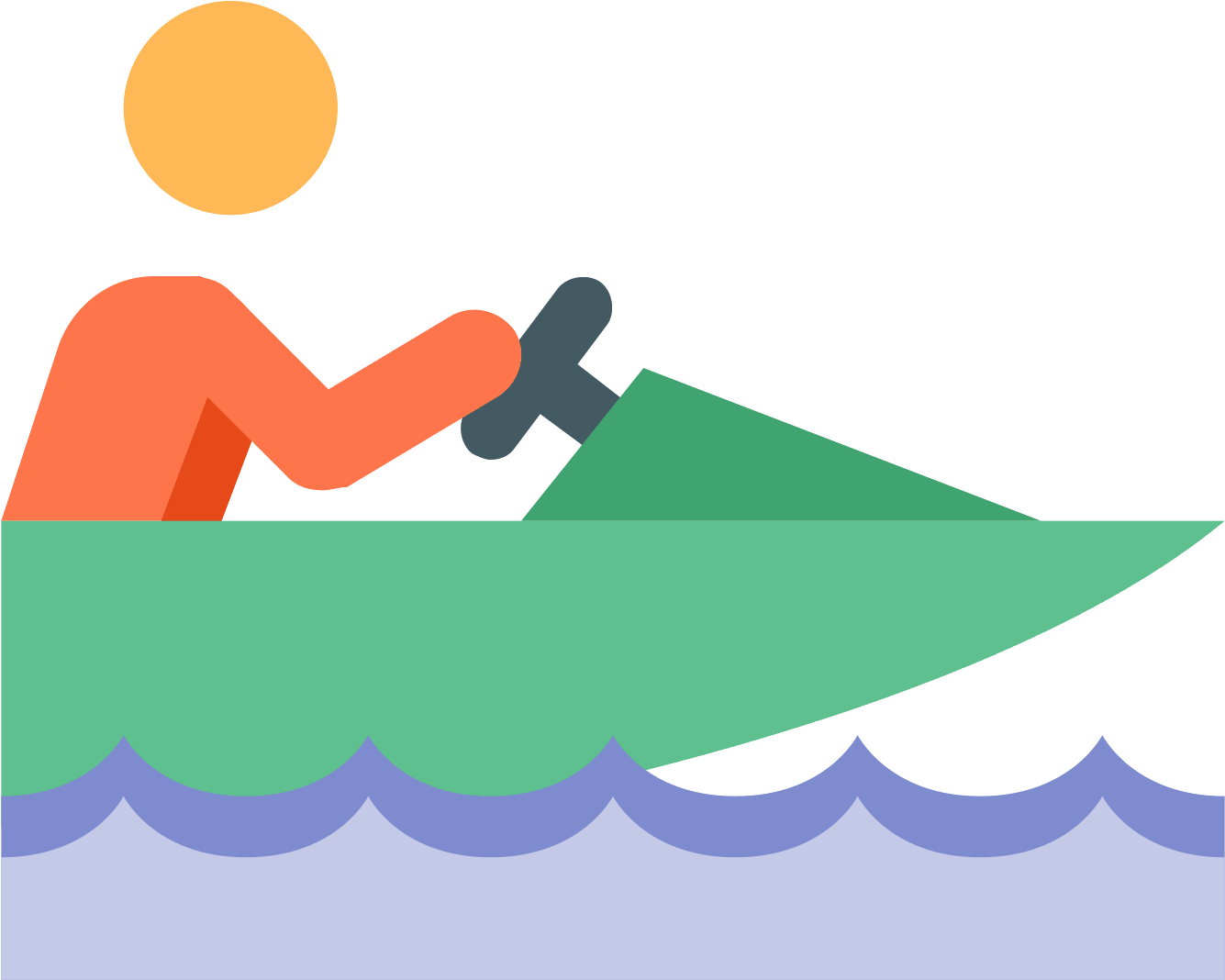Speed Boat Icon - Kitesurfing (1600x1600), Png Download