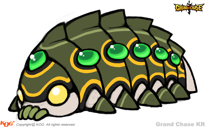 09 Tunnel Larva - Grand Chase (800x500), Png Download