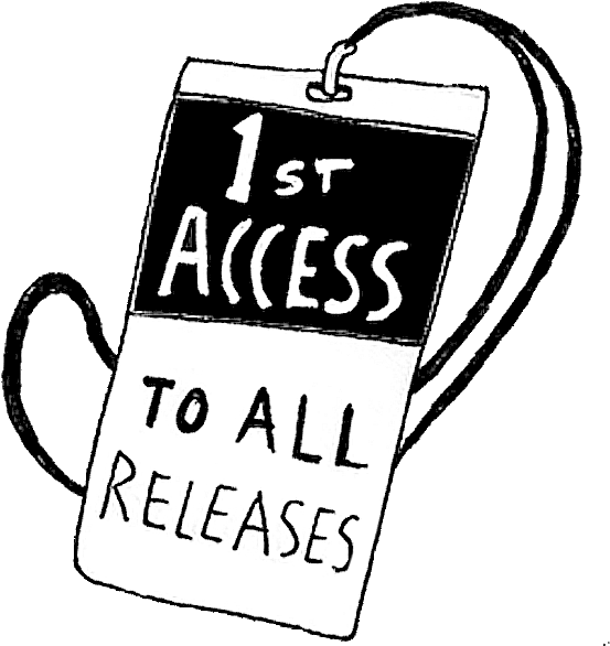 First Access To All New Releases - Portable Network Graphics (600x633), Png Download