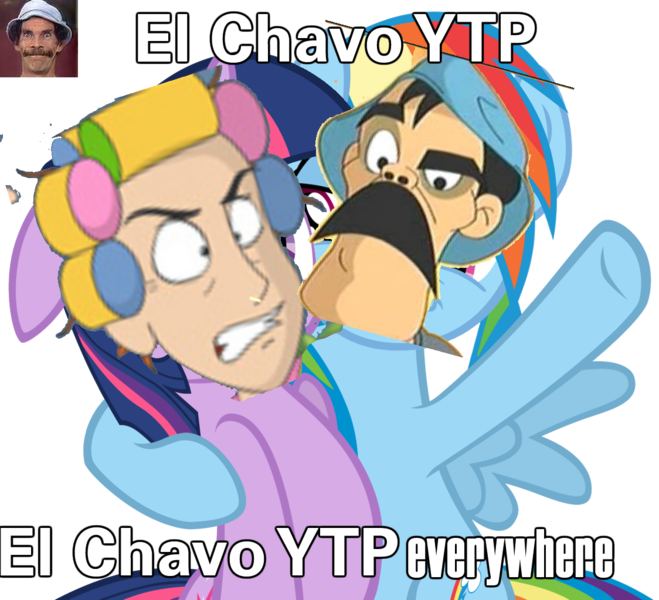 Dona Florinda, Don Ramon, El Chavo Del 8, Rainbow Dash, - Don Ramon Y Doña Florinda Animado (659x600), Png Download