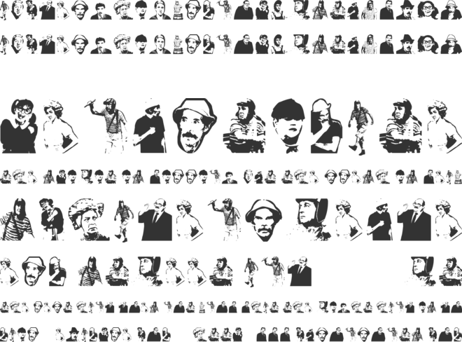 El Chavo Del - Font (660x488), Png Download