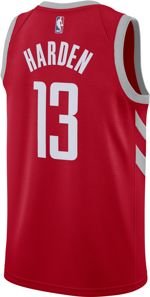 Men's Houston Rockets Nike James Harden Icon Edition - James Harden Jersey (1000x1000), Png Download