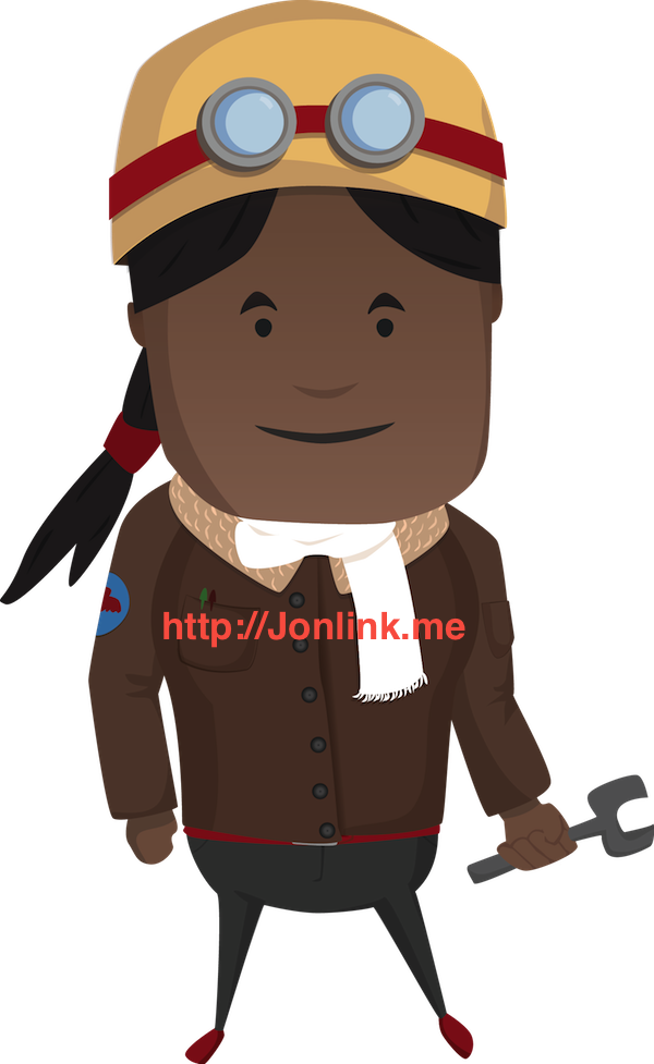 Female Pilot - Illustrator (600x977), Png Download