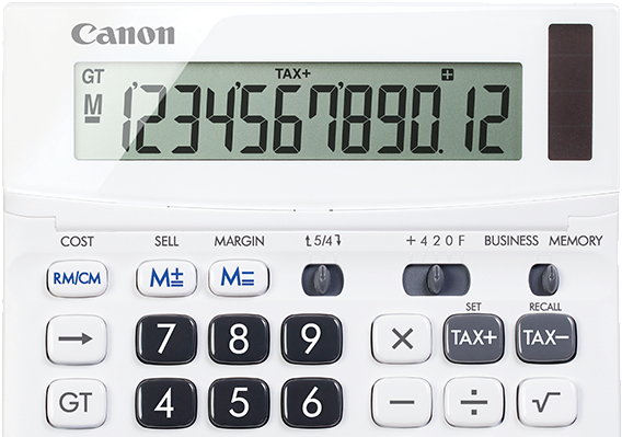 Explore Canon's Lineup Of Basic Calculators - Canon Ws 220tsg (800x566), Png Download
