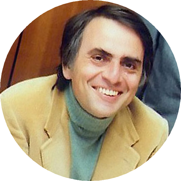 Carlsagan - Carl Sagan (600x600), Png Download