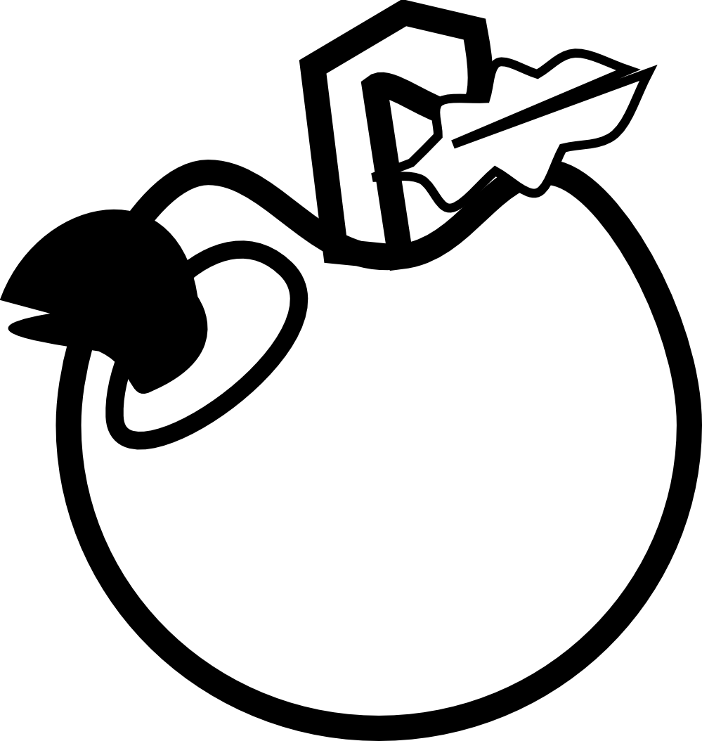 Milker Warm And Black Apple Black White Line Art 999px - White (999x1054), Png Download