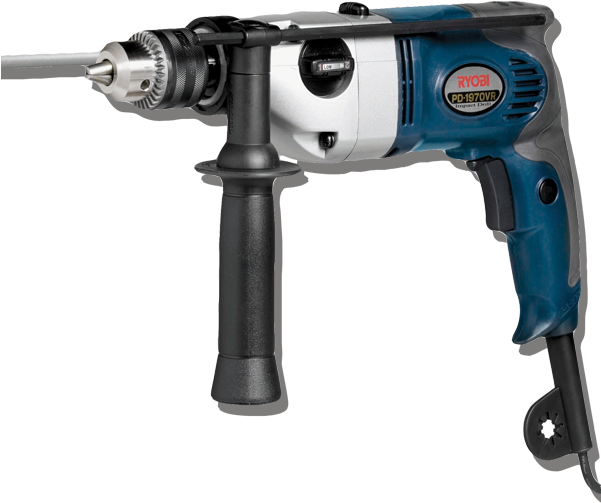 Ryobi Drill - Handheld Power Drill (600x850), Png Download
