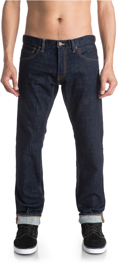 Straight Banner - Quiksilver Jeans - Quiksilver Low Bridge Jeans - Icy (496x900), Png Download