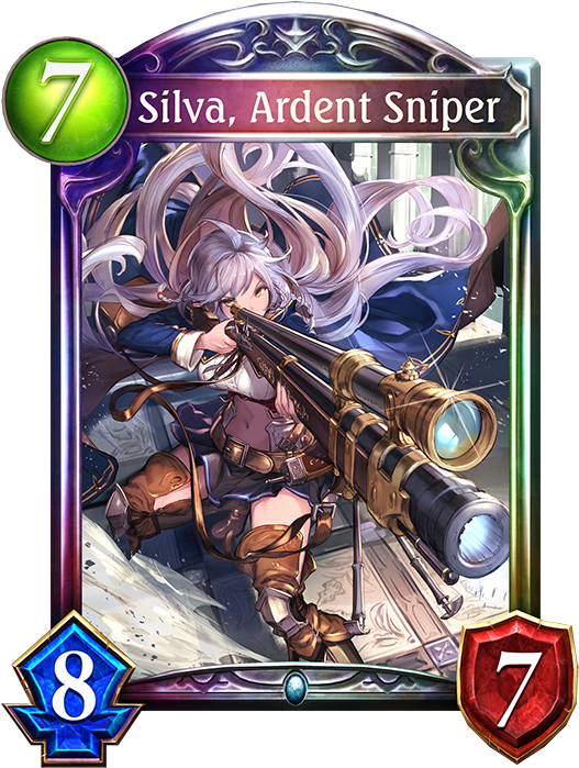 Unevolved Silva, Ardent Sniper Evolved Silva, Ardent - Shadowverse Arcus Ghostly Manager (536x698), Png Download