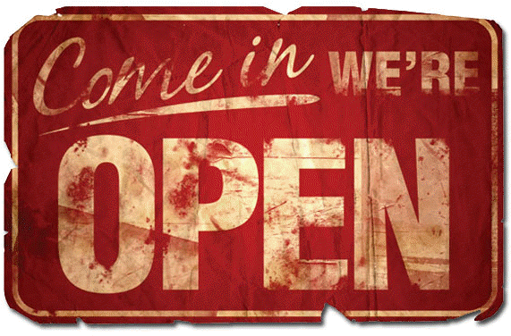Open Sign (800x400), Png Download