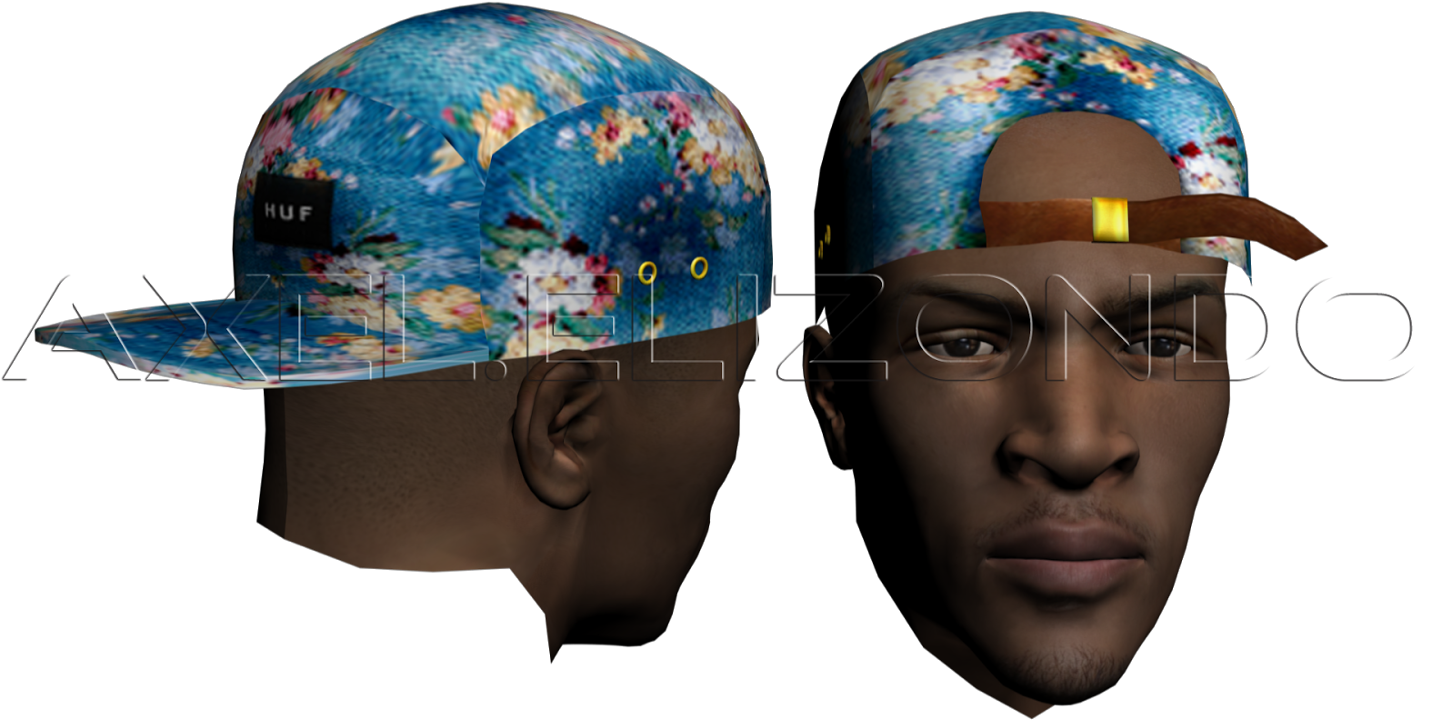 5 Panel Cap T - Gorras Para Gta San (1600x900), Png Download