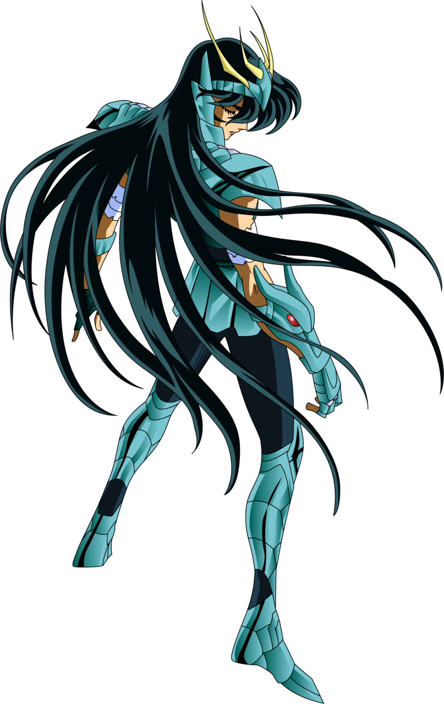 Renombrada En España Como Los Caballeros Del Zodiaco - Caballeros De Zodiaco Png (900x1424), Png Download