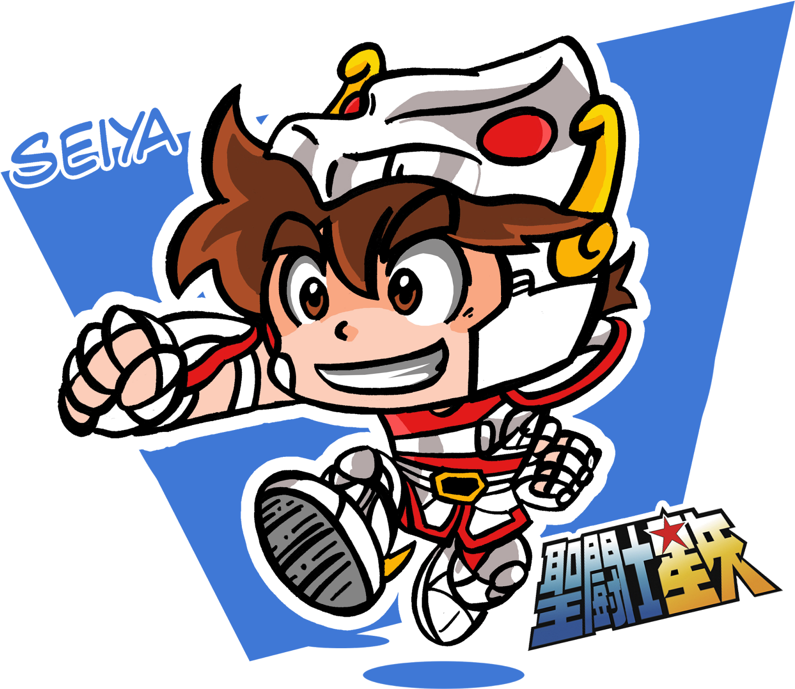 Hoy Un Pedazo De Diseño Mano A Mano Con David Alcalá - Saint Seiya (1600x1406), Png Download