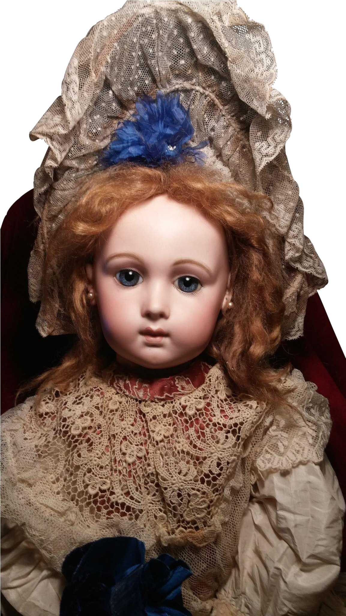 Breath Taking French Bisque Bebe By Jumeau - Doll (2048x2048), Png Download