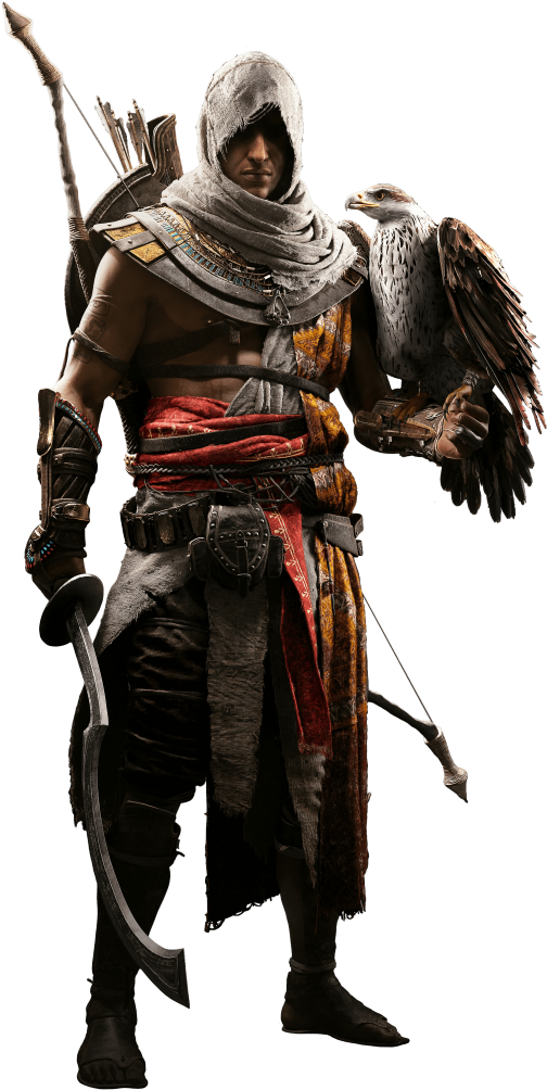 Ayoub Bayek Medjaÿ Orlando - Assassin's Creed Origins Png (520x1024), Png Download