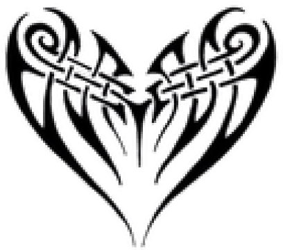 Heart Tattoos Png Transparent Images - Heart Tattoo Transparent Png (640x480), Png Download