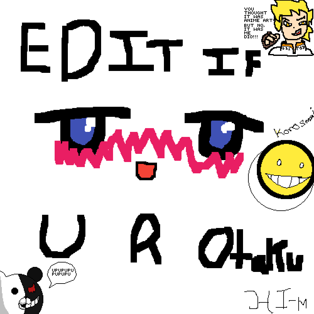 Otaku's Unite - Dio Brando (1000x1000), Png Download