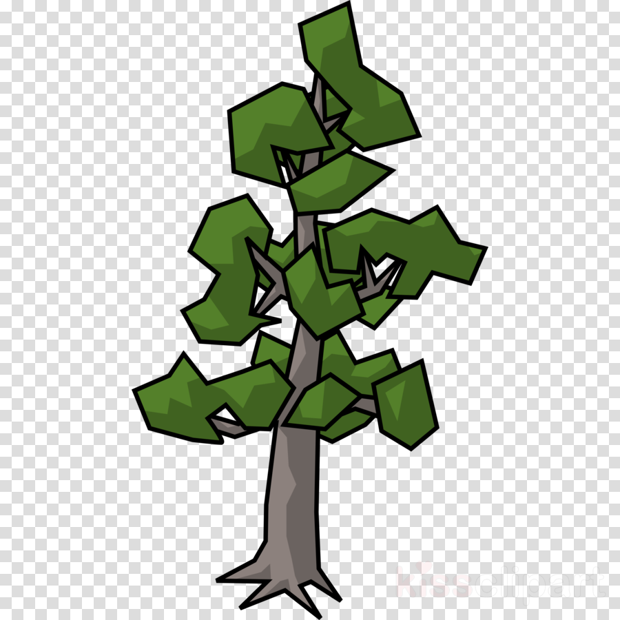 Cel Shaded Tree Clipart Scots Pine Tree Clip Art - Scots Pine (900x900), Png Download