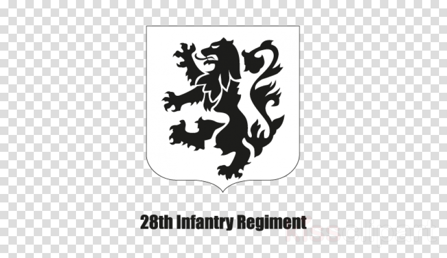 Regiment United States Army Division Infantry - 28th_infantry_regiment-logo Round Ornament (900x520), Png Download