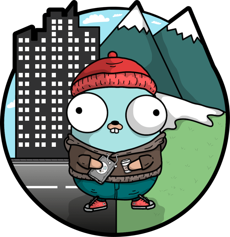 Whether This Is Your First Time In The City Or You've - Gopher Golang (733x755), Png Download