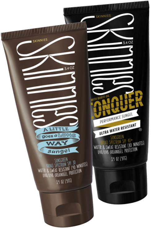I Am A Sunscreen Fanatic - Skinnies Sungel Spf30 100ml Wasserfest (487x734), Png Download