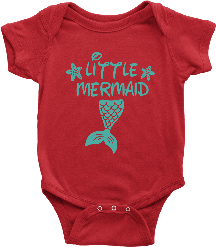 Baby Little Mermaid Png Christmas Tree Shirt Designs Free