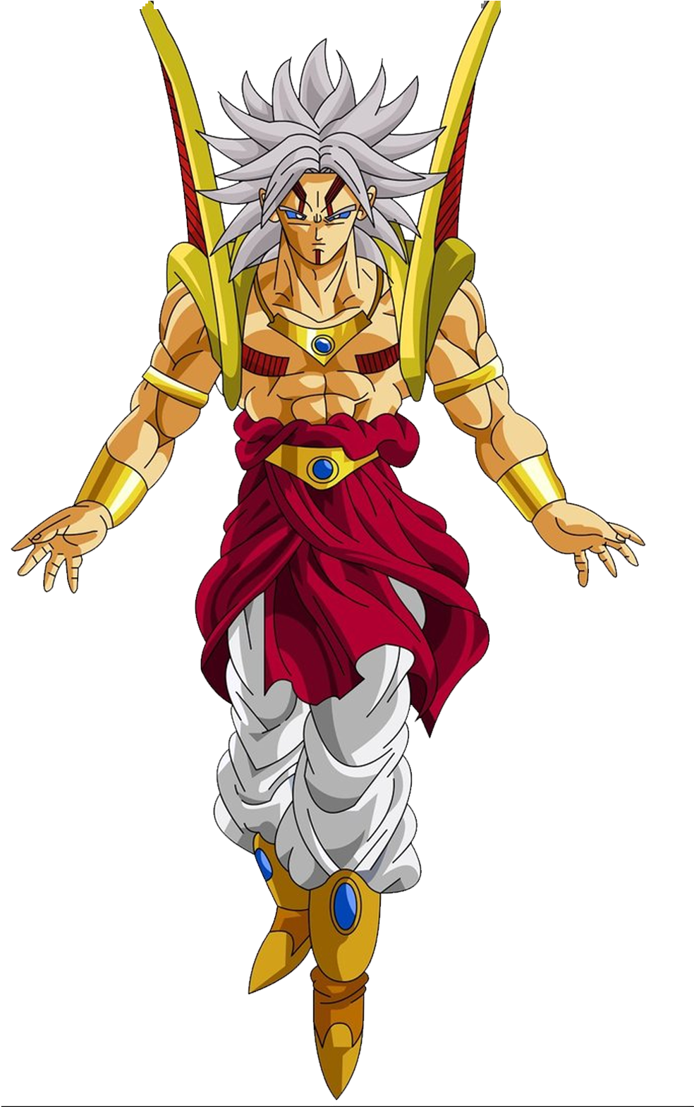 Clipart Transparent Stock Baby Dragon Ball Pinterest - Dbz Broly Ssj Blue (1140x1568), Png Download