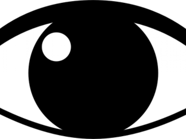 Silhouette Clipart Eye - Eyes Clipart Black And White (640x480), Png Download