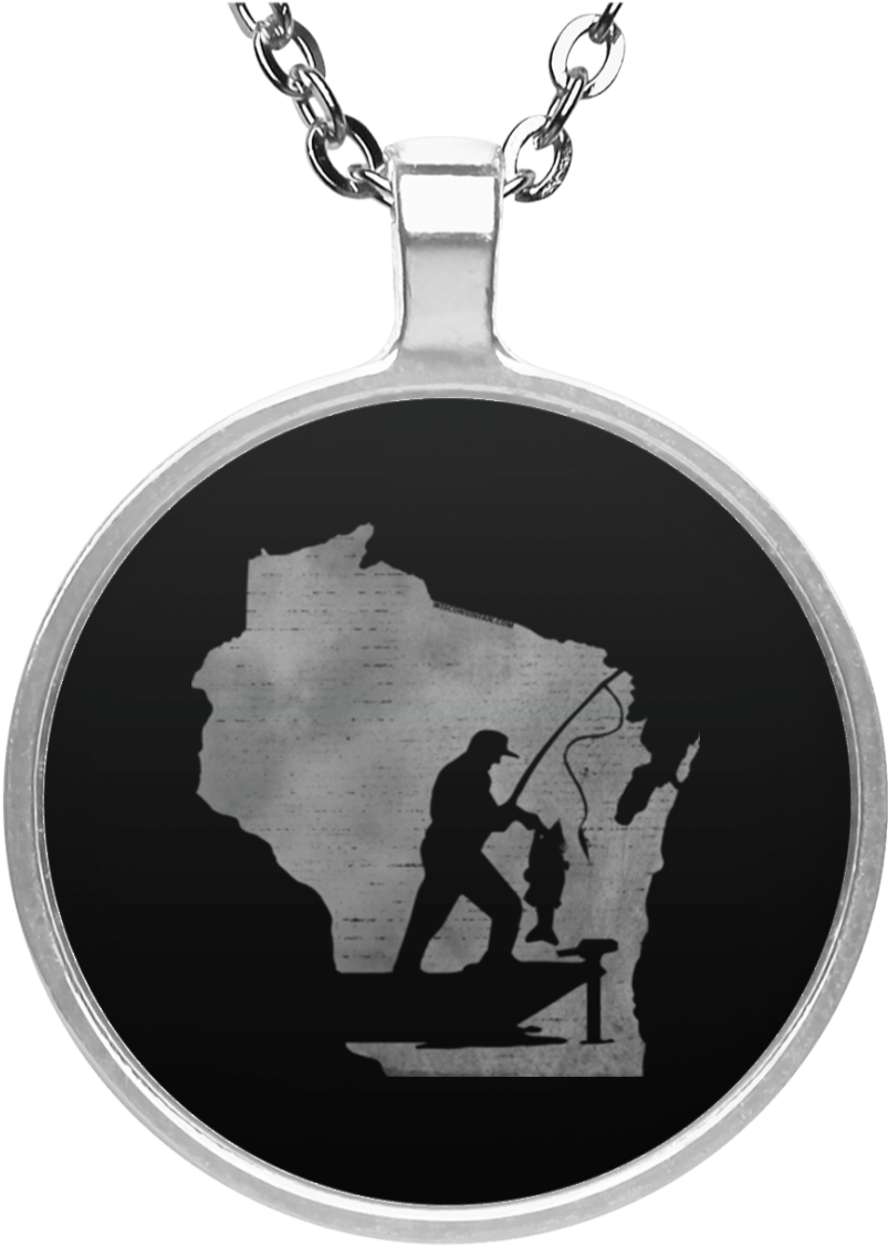 Bulldog Christmas Wreath Round Pendant Necklace (1155x1155), Png Download