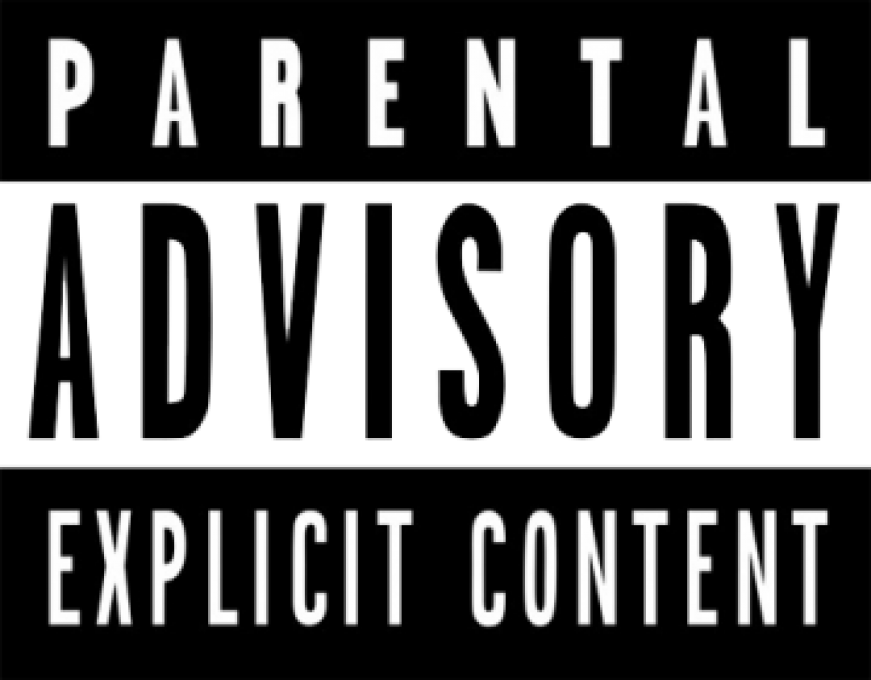 Tricou Continental N08 Parental Advisory Explicit Content - Parental Advisory Tiff (871x680), Png Download