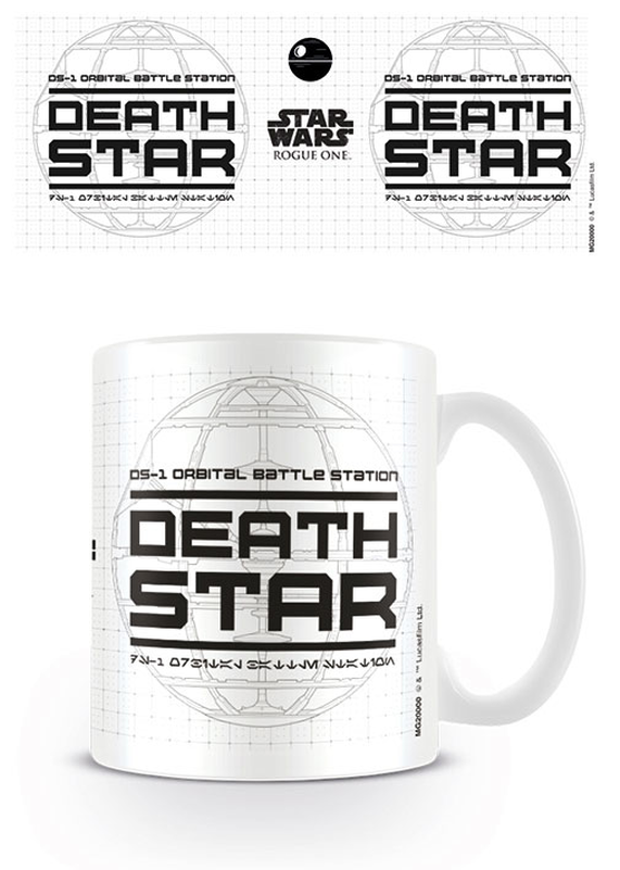 Star Wars Rogue One Death Star Ceramic Mug, Multicoloured (800x800), Png Download