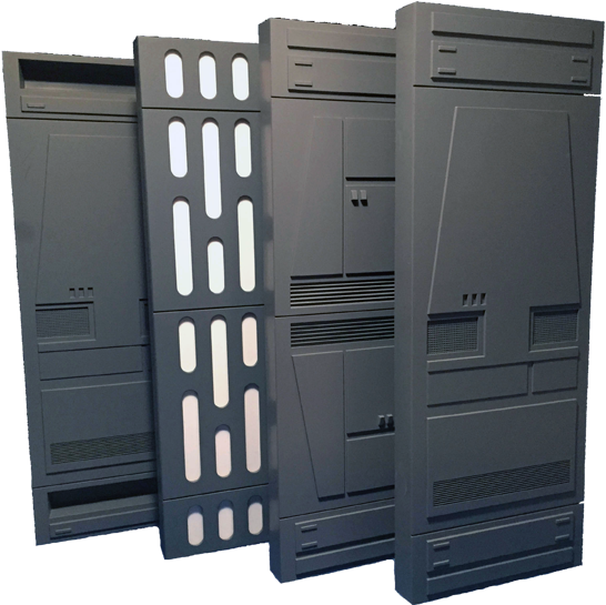 Parti Di Diorama Sci-fi Star Wars Furniture, - Death Star Corridor Vector (569x780), Png Download