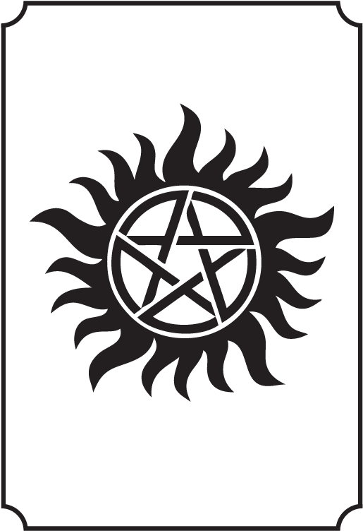 Pentagram - Supernatural Anti Possession Symbol (600x879), Png Download