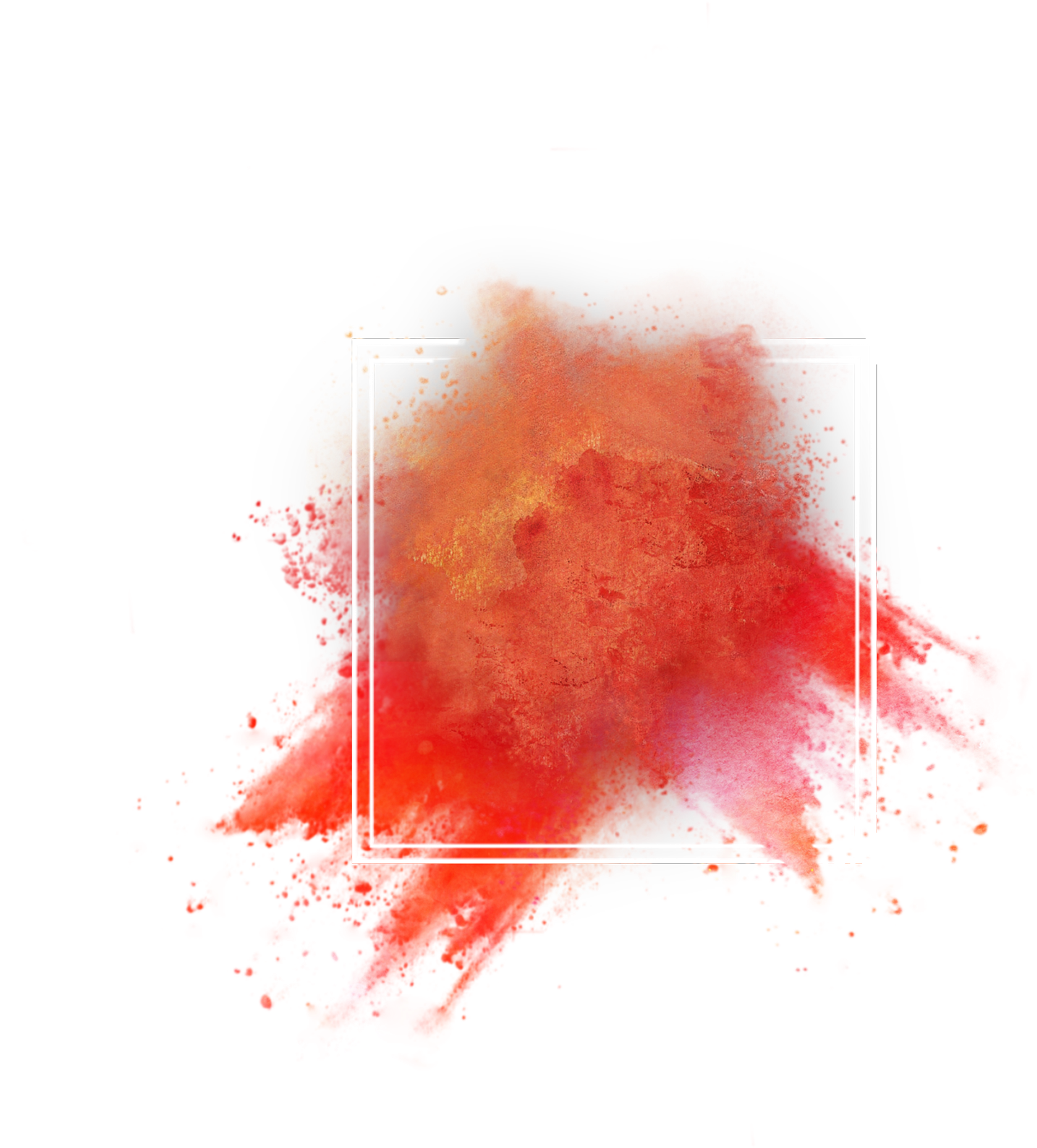 Download Color Powder Dust Explosion Png Image Free Download Orange