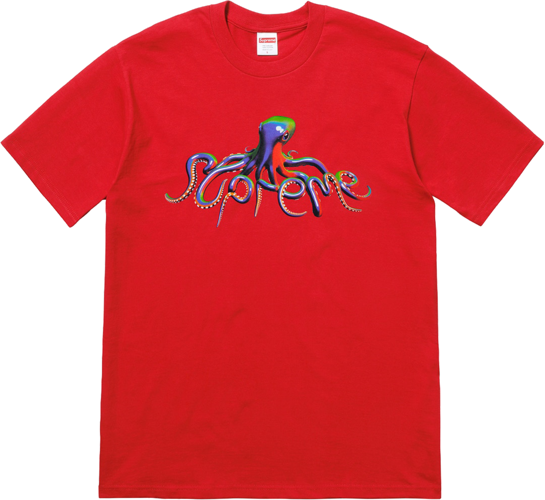 Supreme Tentacles Tee Brick (2586x2586), Png Download