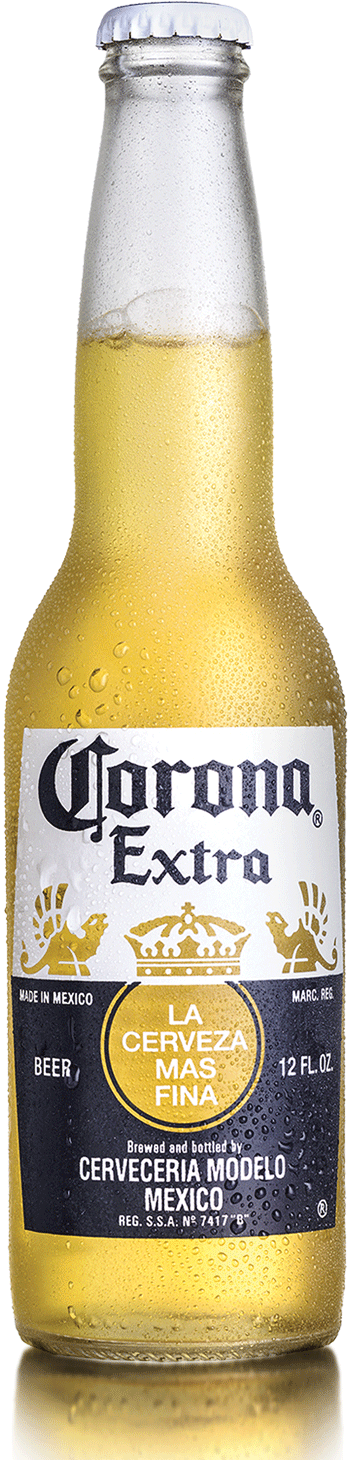 Next - Corona Extra Beer - 12 Fl Oz Bottle (385x1459), Png Download