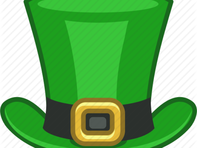 Irish Leprechaun Hat - Top Hat Green Png (640x480), Png Download