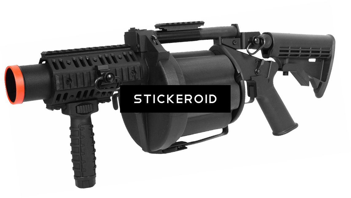 Grenade Launcher - Bb Grenade Launcher (1143x647), Png Download