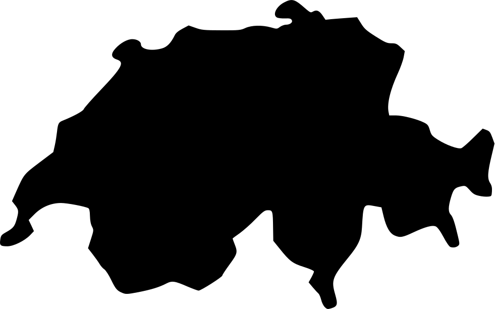 Png File - Switzerland Map Vector (981x612), Png Download