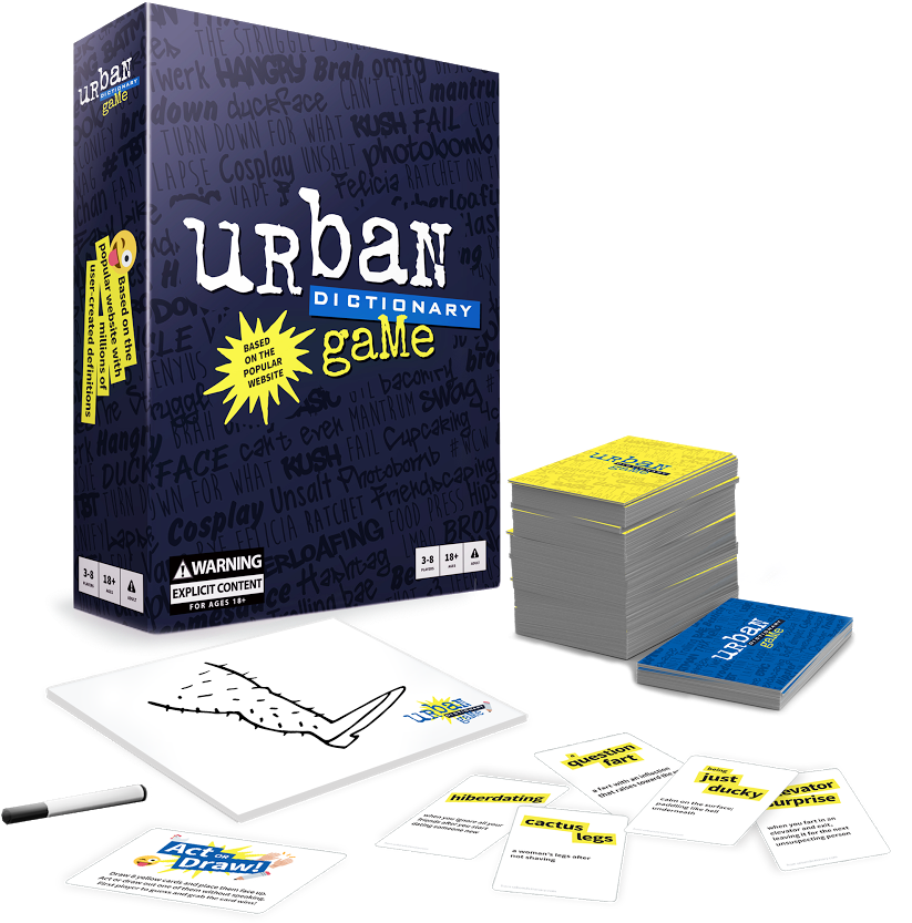 Unnamed V=1539318061 - Buffalo Games Urban Dictionary - The Party Game (884x888), Png Download